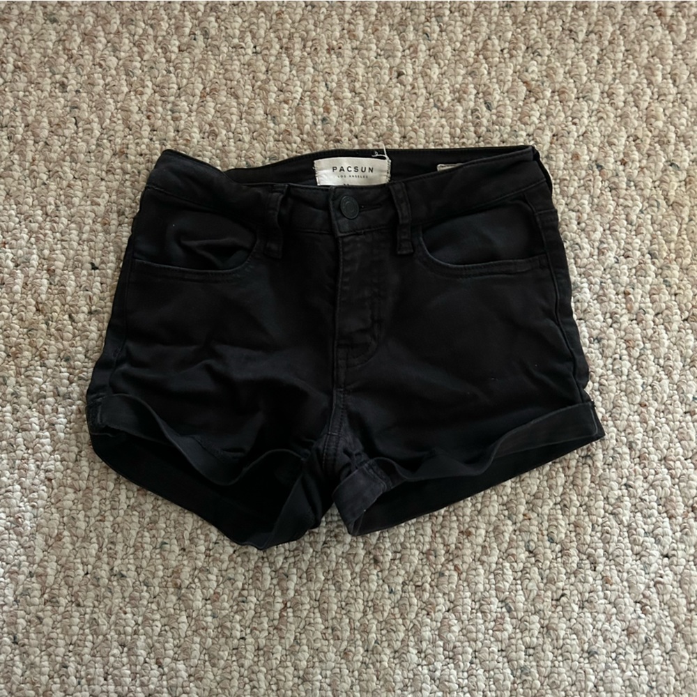 Pacsun Black Super Stretch Shorts